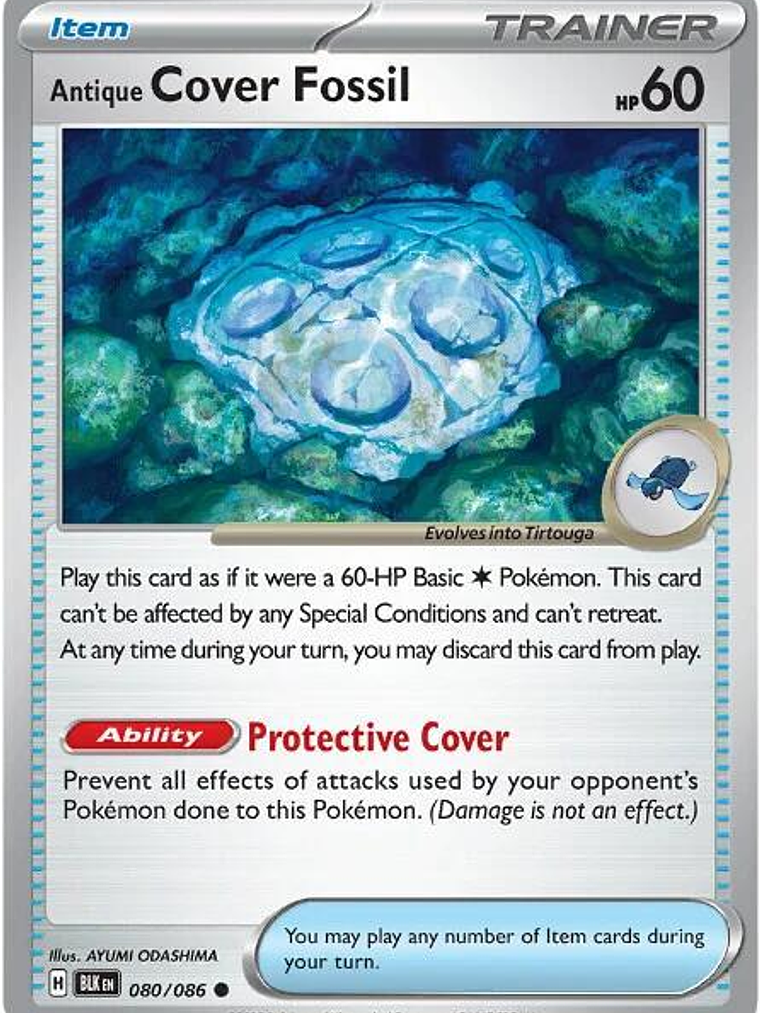 Antique Cover Fossil #080 1