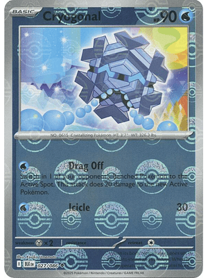 Cryogonal (Poke Ball Pattern) #027