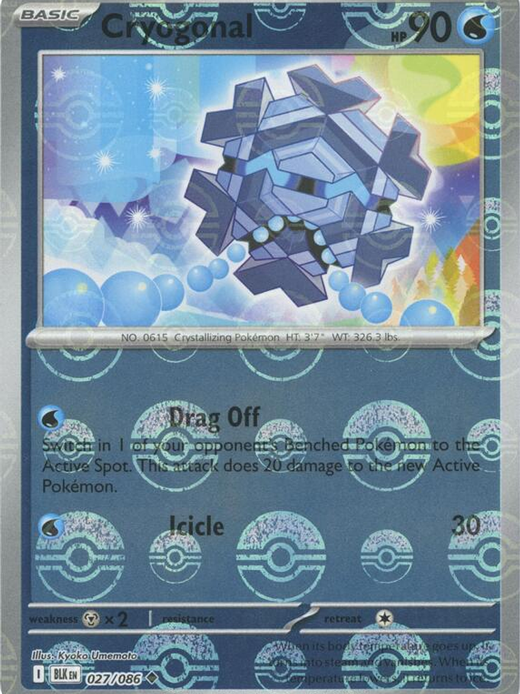 Cryogonal (Poke Ball Pattern) #027 1