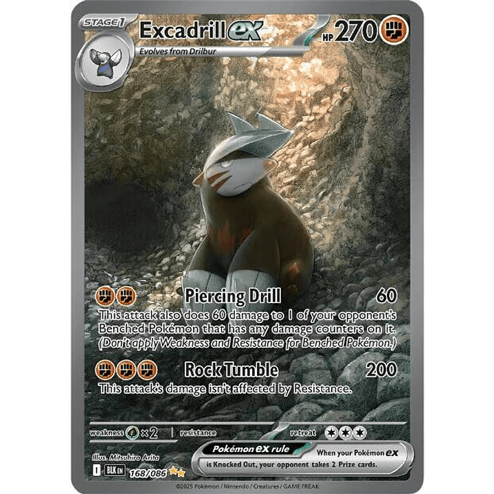Excadrill ex #168 1