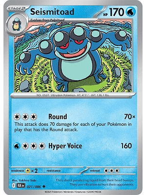Seismitoad #021
