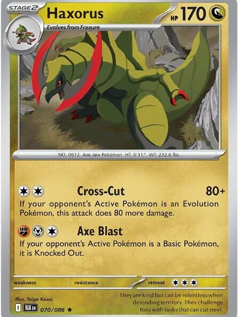 Haxorus #070 1
