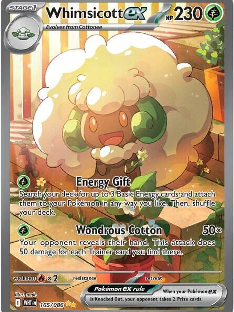 Whimsicott ex #165 1