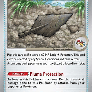 Antique Plume Fossil #079