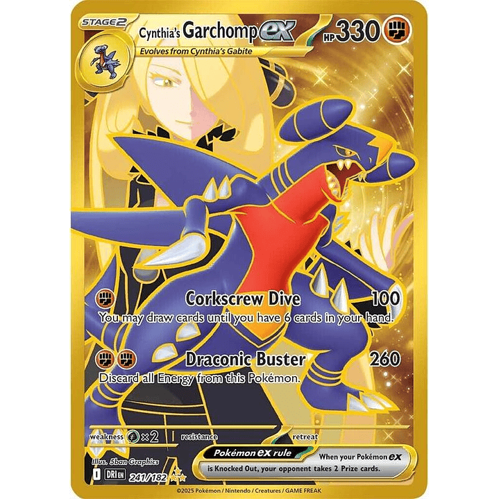 Cynthia's Garchomp ex #241 1