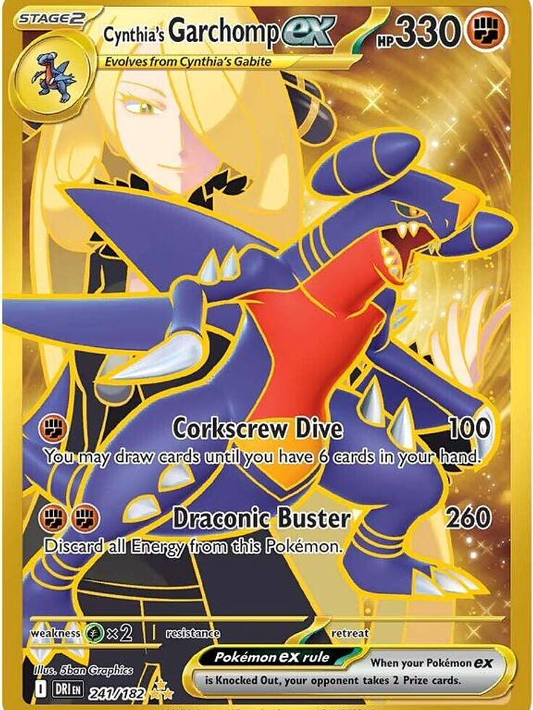 Cynthia's Garchomp ex #241 1