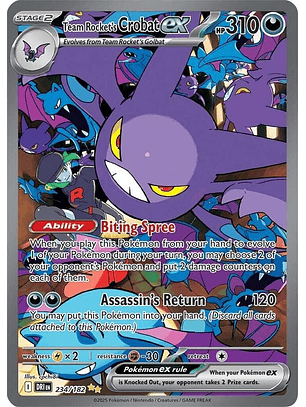 Team Rocket's Crobat ex #234