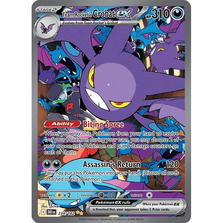 Team Rocket's Crobat ex #234 1