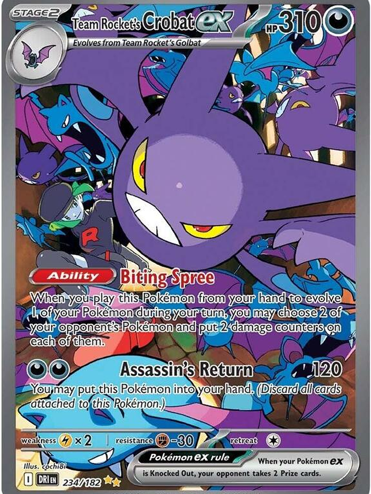 Team Rocket's Crobat ex #234 1