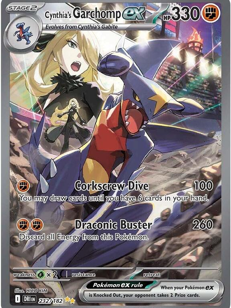 Cynthia's Garchomp ex #232 1