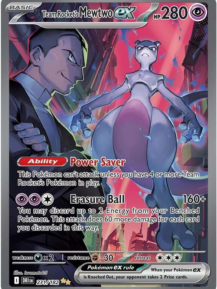 Team Rocket's Mewtwo ex #231 1