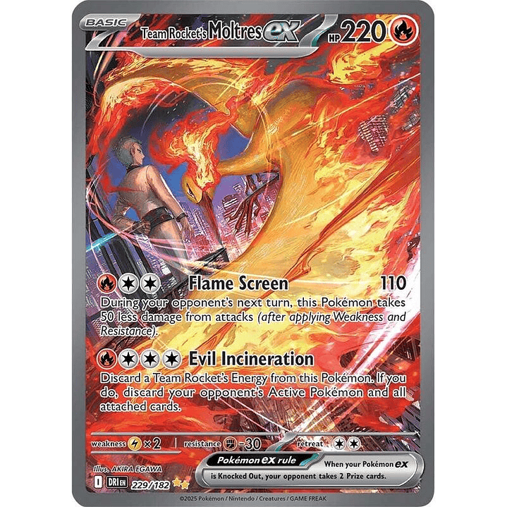 Team Rocket's Moltres ex #229 1