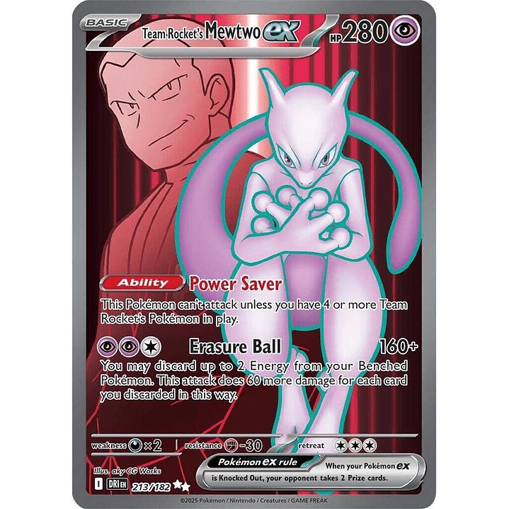 Team Rocket's Mewtwo ex #213 1