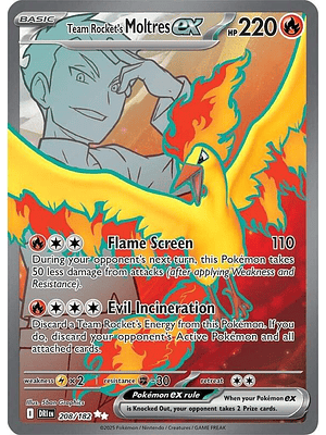 Team Rocket's Moltres ex #208