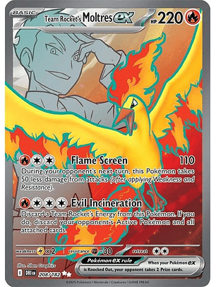 Team Rocket's Moltres ex #208
