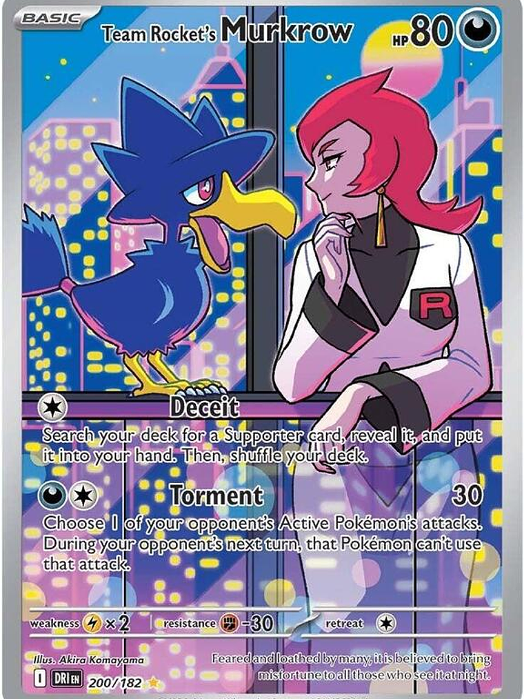 Team Rocket's Murkrow #200 1
