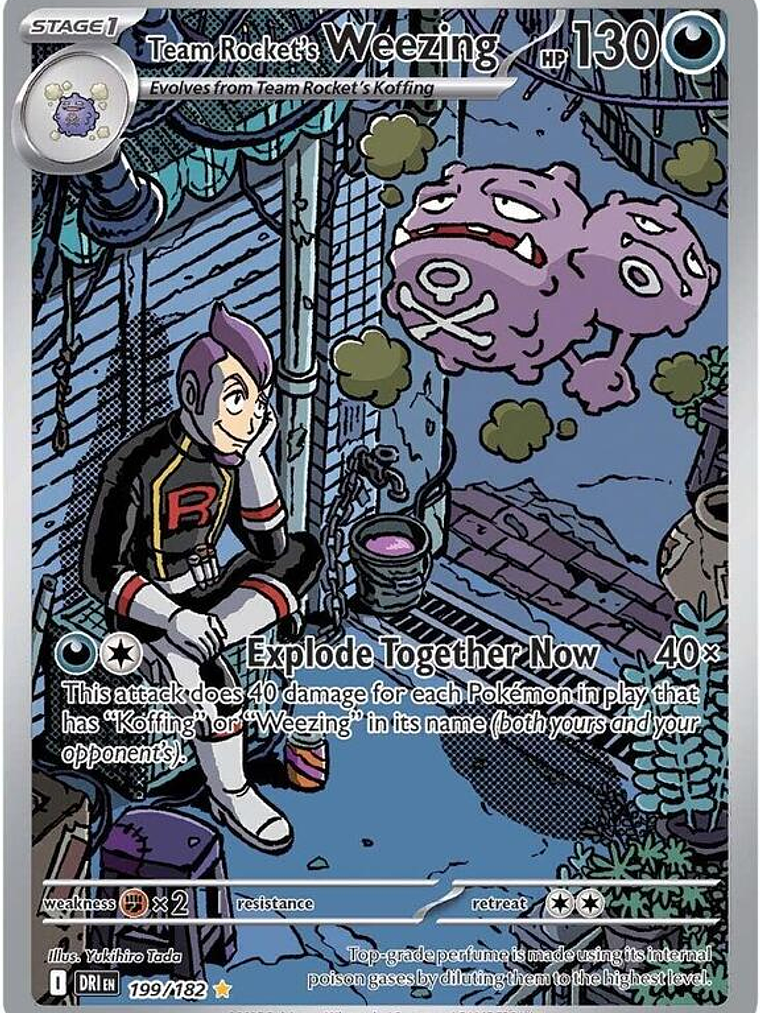 Team Rocket's Weezing #199 1