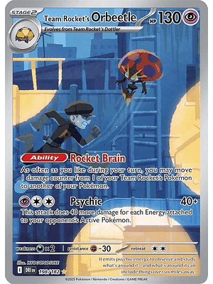 Team Rocket's Orbeetle #198
