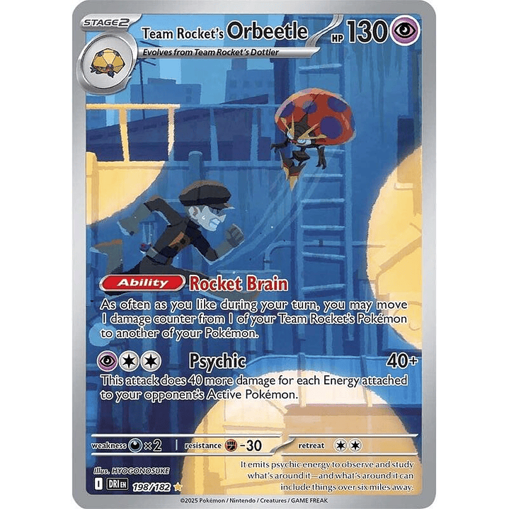 Team Rocket's Orbeetle #198 1