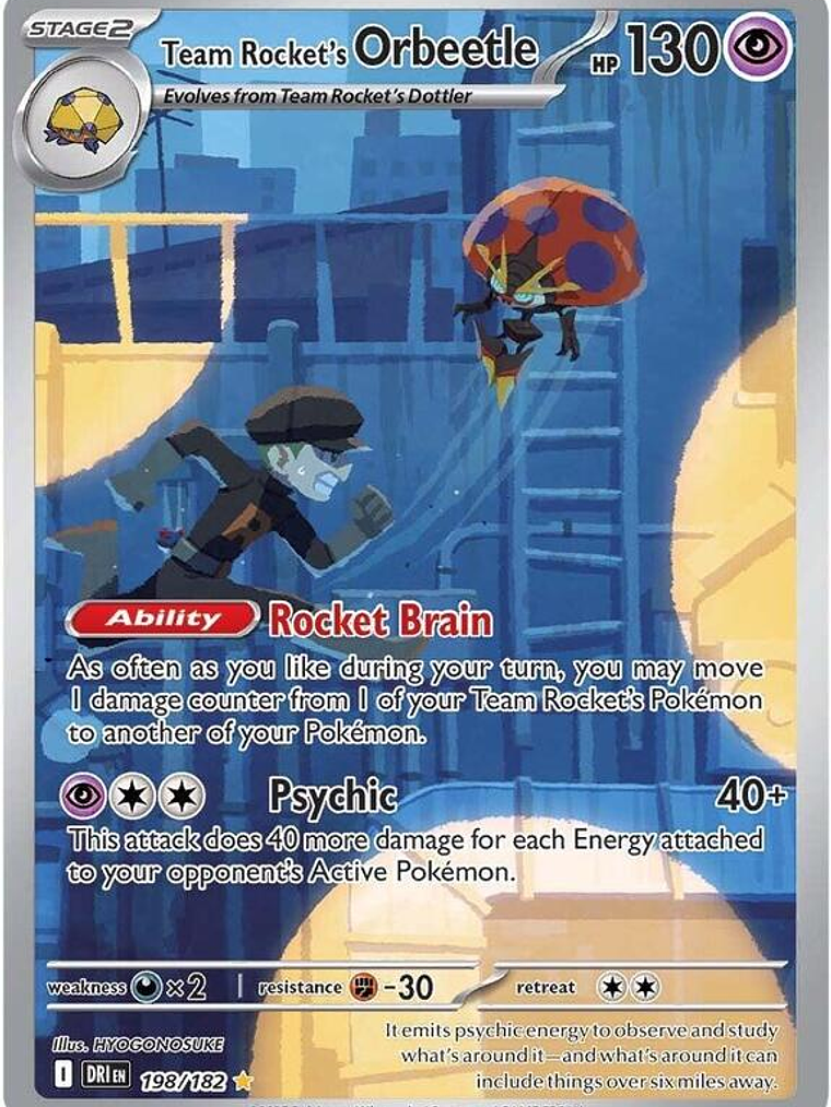 Team Rocket's Orbeetle #198 1