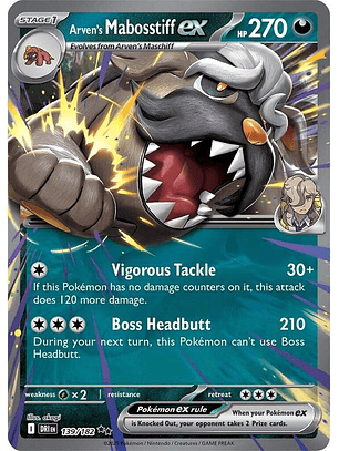Arven's Mabosstiff ex #139