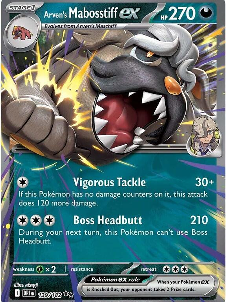 Arven's Mabosstiff ex #139 1