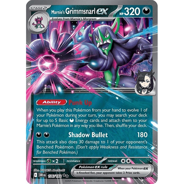 Marnie's Grimmsnarl ex #136 1