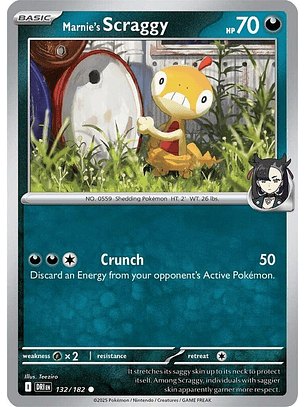 Marnie's Scraggy #132