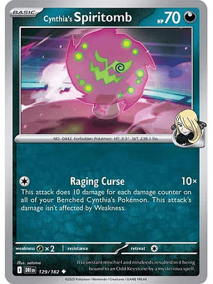 Cynthia's Spiritomb #129