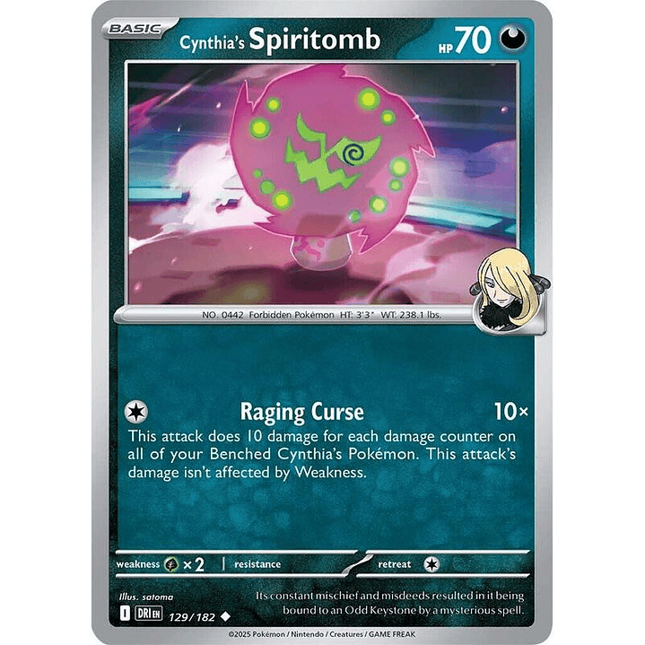 Cynthia's Spiritomb #129 1