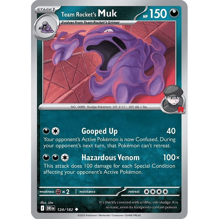 Team Rocket's Muk #124 1