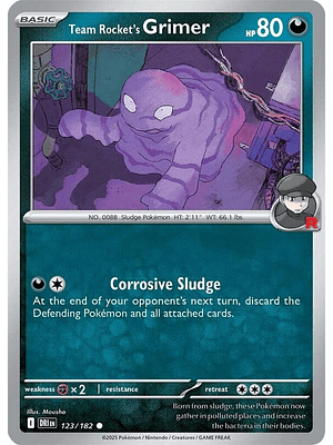 Team Rocket's Grimer #123