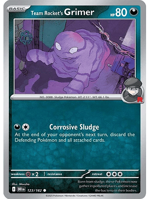 Team Rocket's Grimer #123