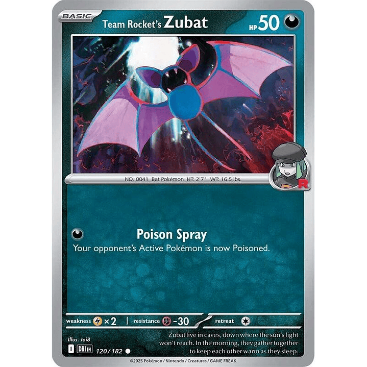 Team Rocket's Zubat #120 1
