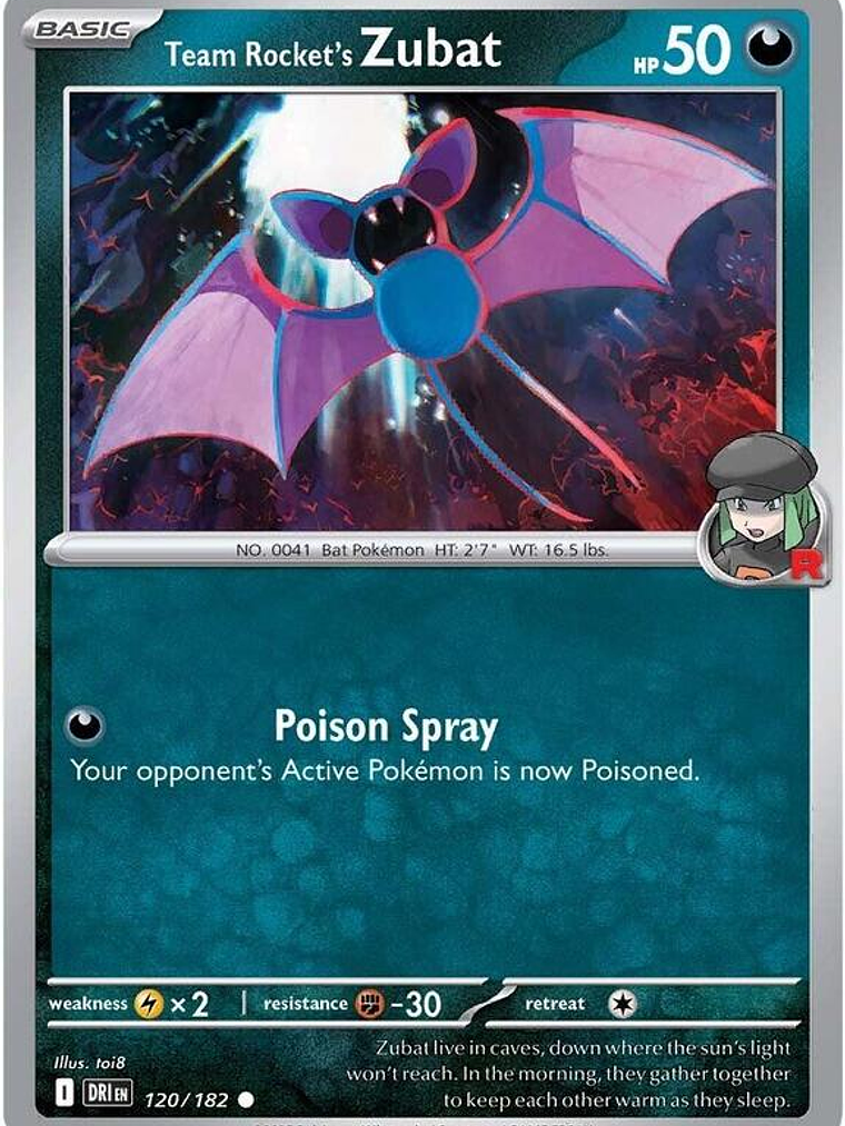 Team Rocket's Zubat #120 1
