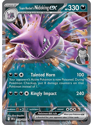 Team Rocket's Nidoking ex #119