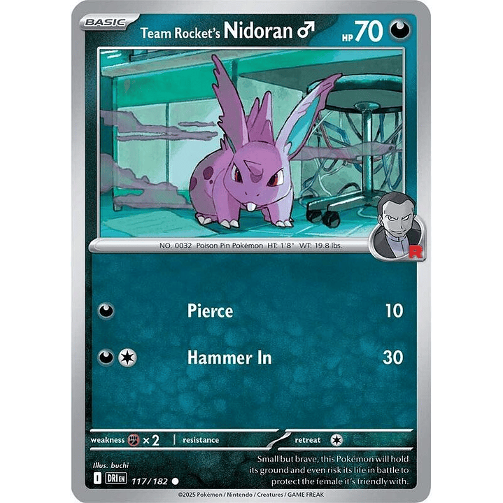 Team Rocket's Nidoran♂ #117 1