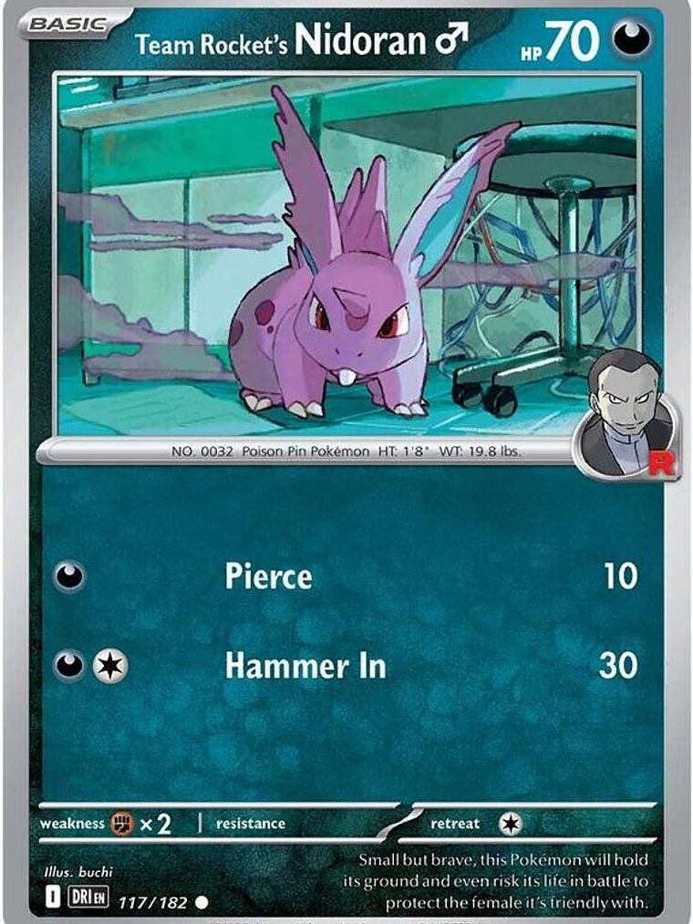 Team Rocket's Nidoran♂ #117 1