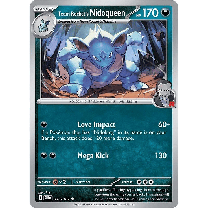 Team Rocket's Nidoqueen #116 1