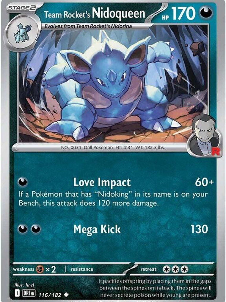 Team Rocket's Nidoqueen #116 1