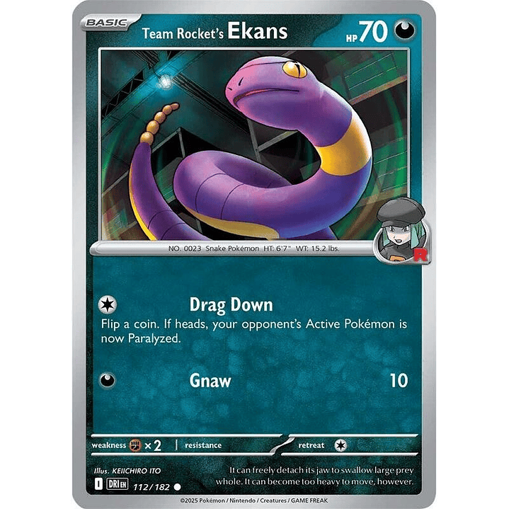 Team Rocket's Ekans #112 1