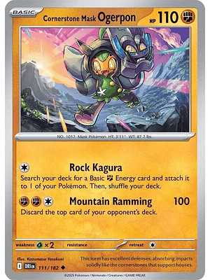 Cornerstone Mask Ogerpon #111