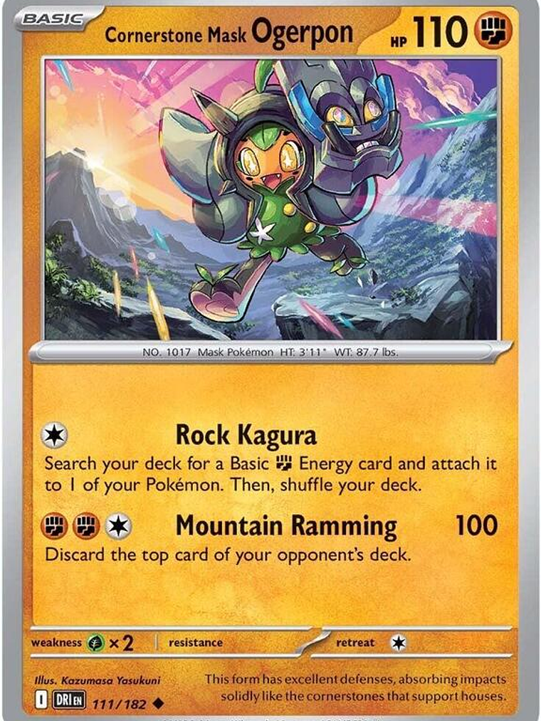 Cornerstone Mask Ogerpon #111 1