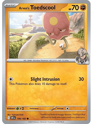 Arven's Toedscool #109