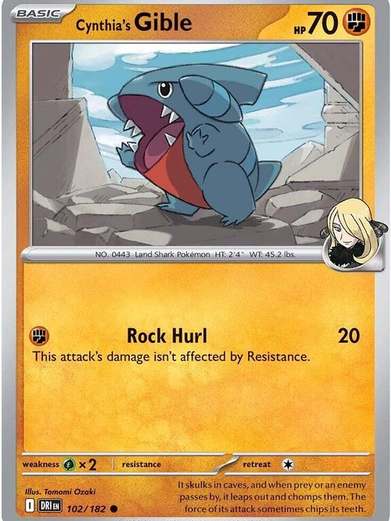 Cynthia's Gible #102 1