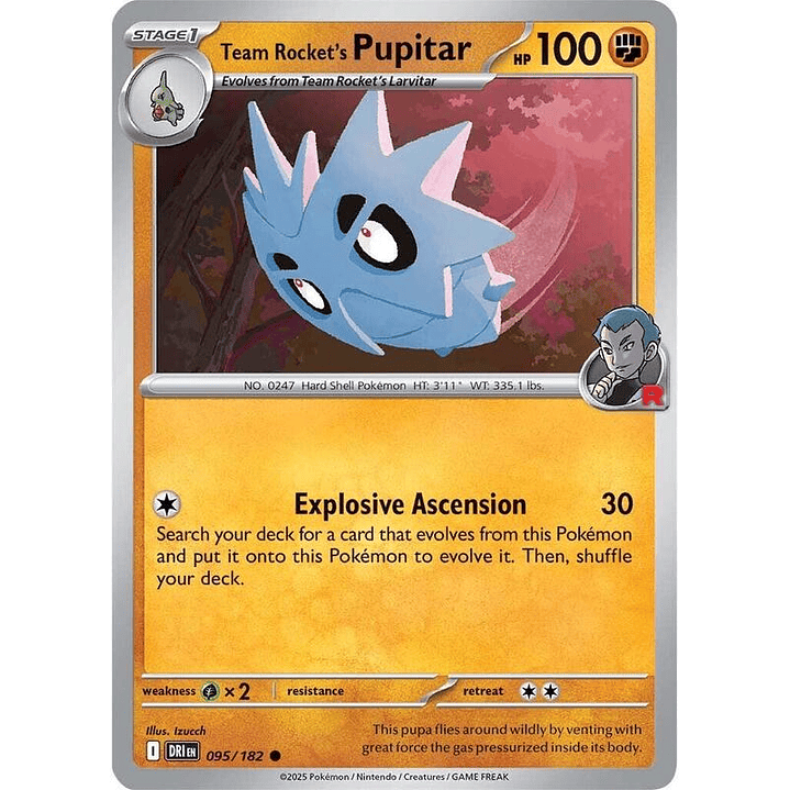 Team Rocket's Pupitar #095 1