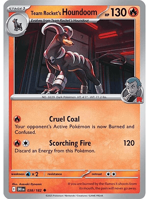 Team Rocket's Houndoom #038