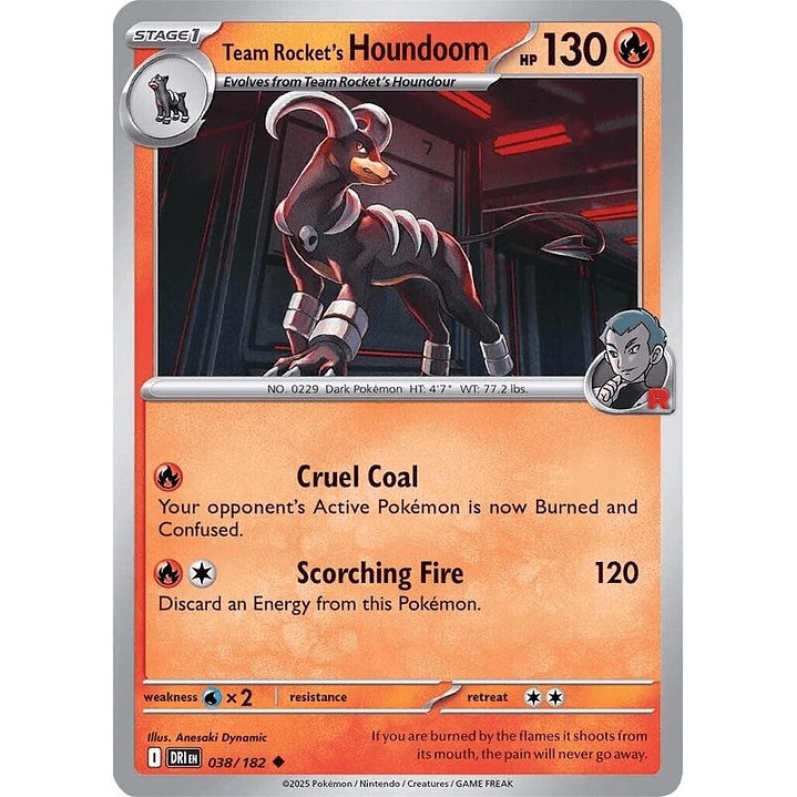 Team Rocket's Houndoom #038 1