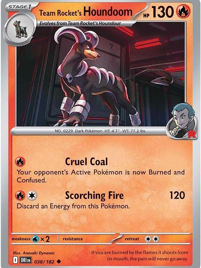 Team Rocket's Houndoom #038 1