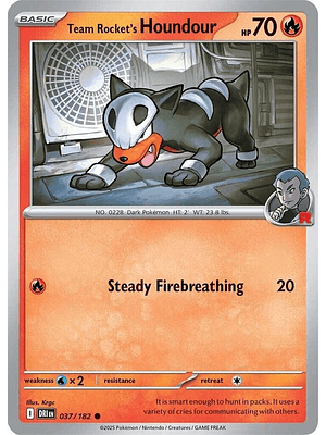 Team Rocket's Houndour #037